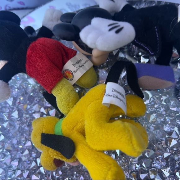 3 mini plush Disney park’s merchandise Mickey Mouse goofy and rockstar Mickey - Picture 2 of 6